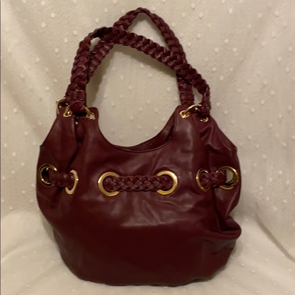 *SOLD*Michael Kors Braided Grommet Shoulder Tote - Picture 2 of 11